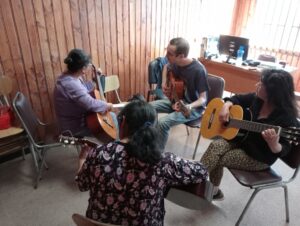 Las actividades musicales de COMI en Malalhue, Chile (parte 1)